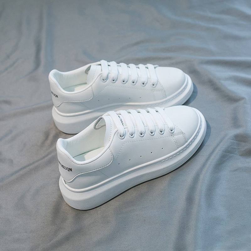 All-match Microfiber Breathable Platform Height Increasing Women Shoes - Image 2