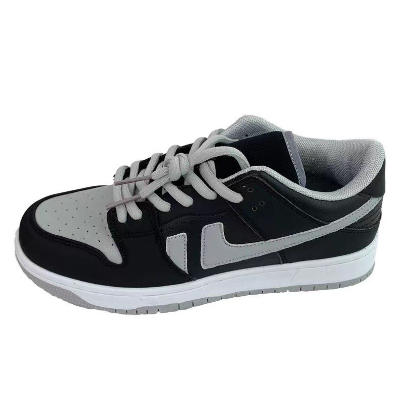 Women's Shadow Gray Shoes Skateboard Trendy Low-top Platform Versatile Ins Casual Sneaker - Image 3