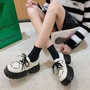 Dad Lace-up D'Lites College Soft Leather Shoes