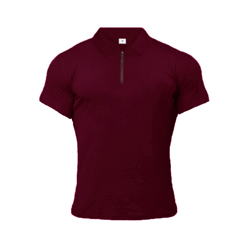 Sports Polo Shirt Summer Short-sleeved Tops Men's Short-Sleeved Polo Shirt Solid Color Men's T-Shirt Summer Casual Comfortable Men's Clothing - Image 6