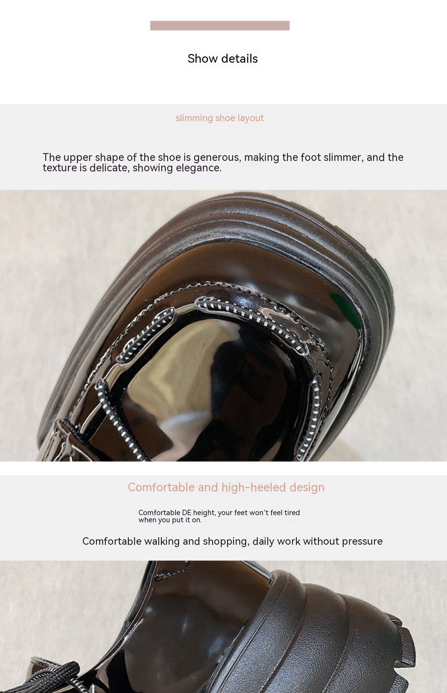 Dad Lace-up D'Lites College Soft Leather Shoes - Image 7