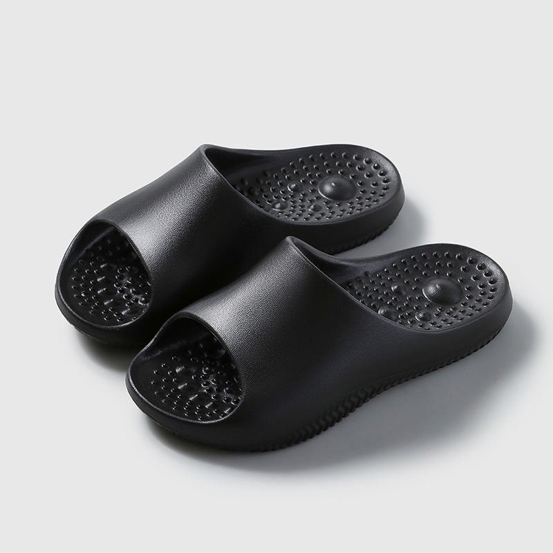 Anti-slip Home Slippers With Massage Sole Design Comfortable Non-slip House Shoes - Image 2