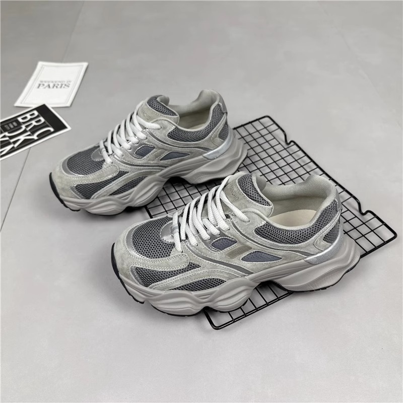 Thick Bottom Color Matching Paris Dad Shoes Lightweight Exercise Casual - Image 4