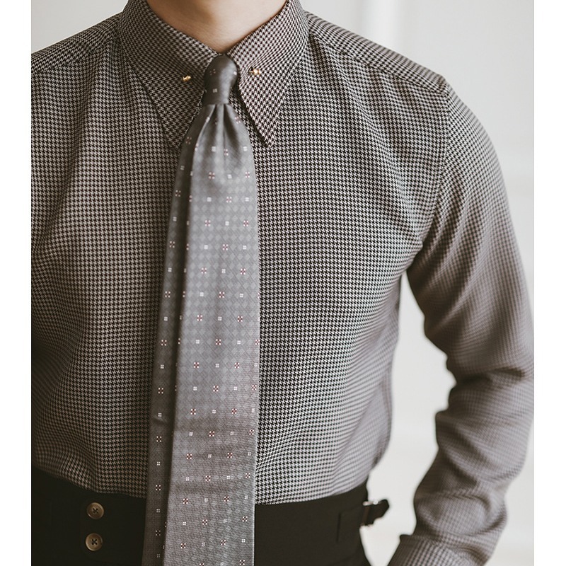 Formal Gentleman Empire Collar Fashion Non-ironing Shirt - Image 5