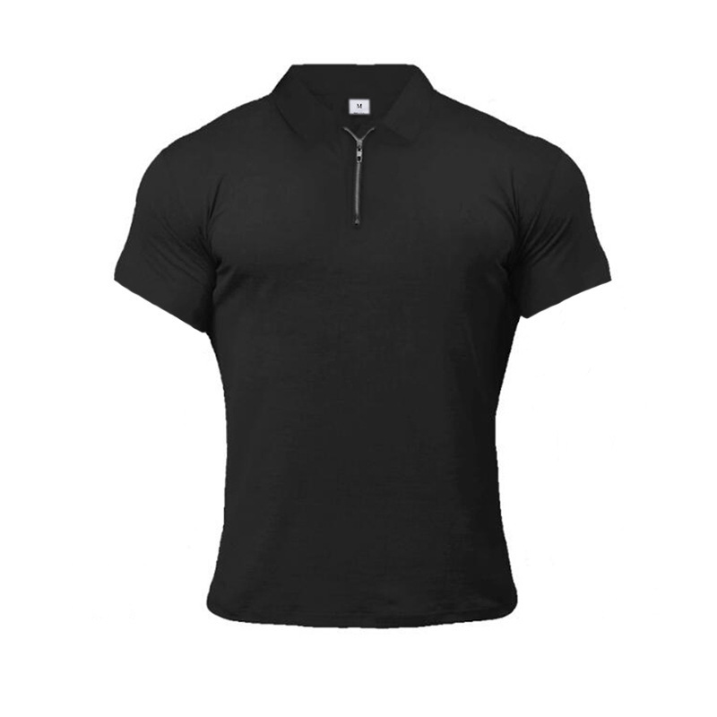 Sports Polo Shirt Summer Short-sleeved Tops Men's Short-Sleeved Polo Shirt Solid Color Men's T-Shirt Summer Casual Comfortable Men's Clothing - Image 5