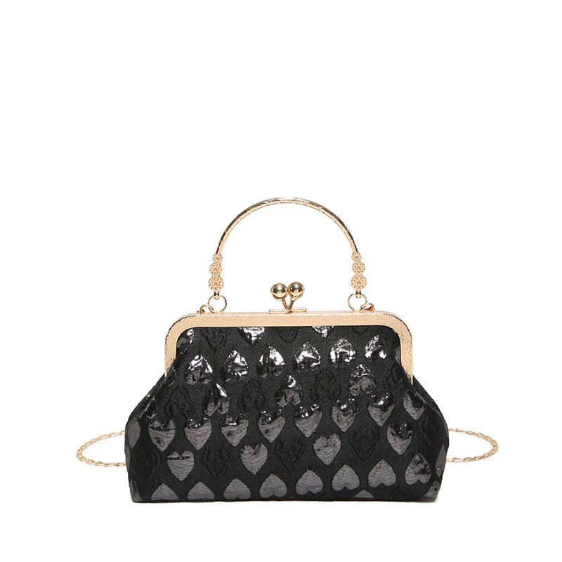 All-match Love Hand-held Crossbody Small Square Bag - Image 5