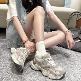 Thick Bottom Color Matching Paris Dad Shoes Lightweight Exercise Casual - Image 6