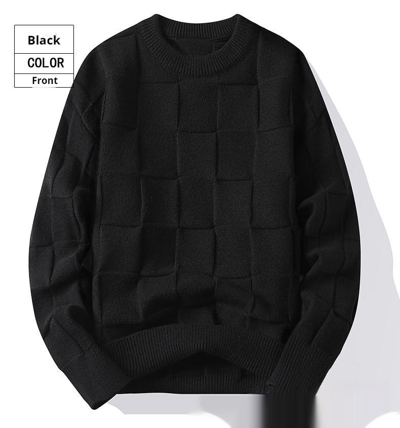 Spring And Autumn Three-dimensional Round Sweater Men - Image 7