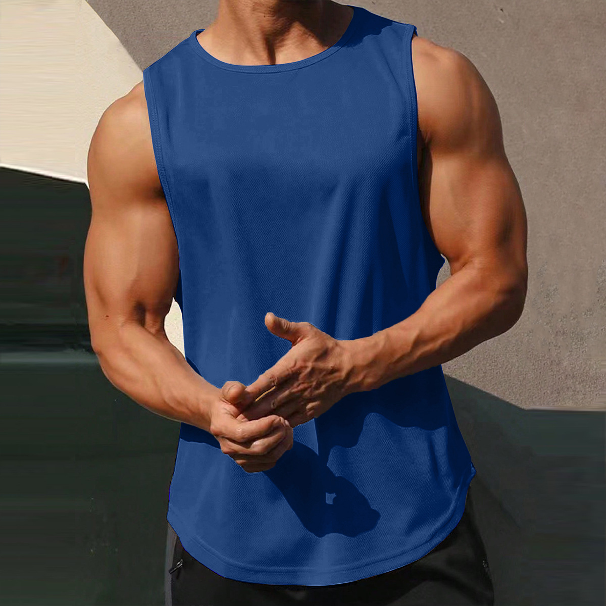 Men's Summer Loose Breathable Quick-drying Sleeveless Vest - Image 4