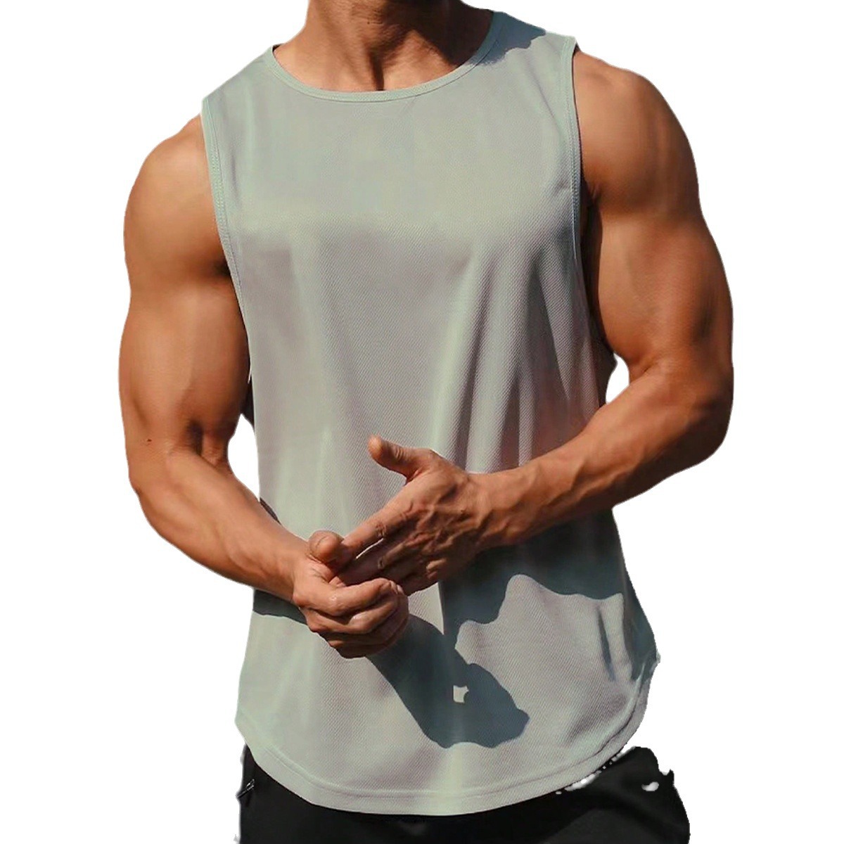 Men's Summer Loose Breathable Quick-drying Sleeveless Vest - Image 7