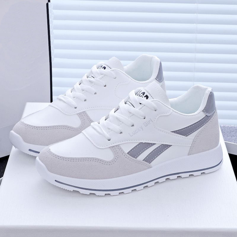 Student Running Sports White Daddy Shoes Women - Image 2