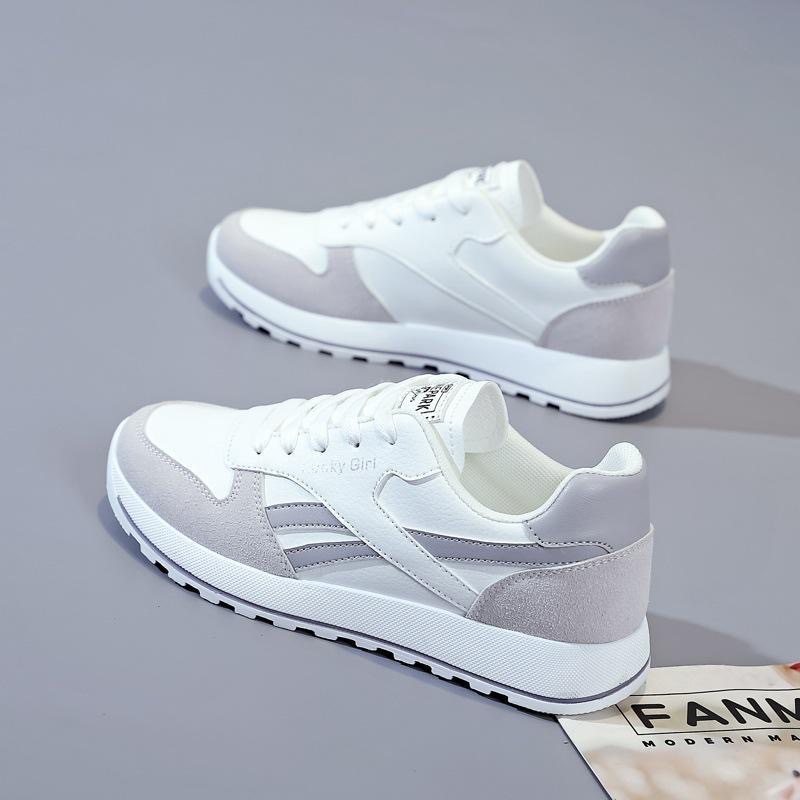 Student Running Sports White Daddy Shoes Women - Image 4