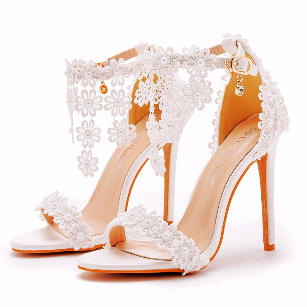 Rhinestone High Heel Shoes Women - Image 7