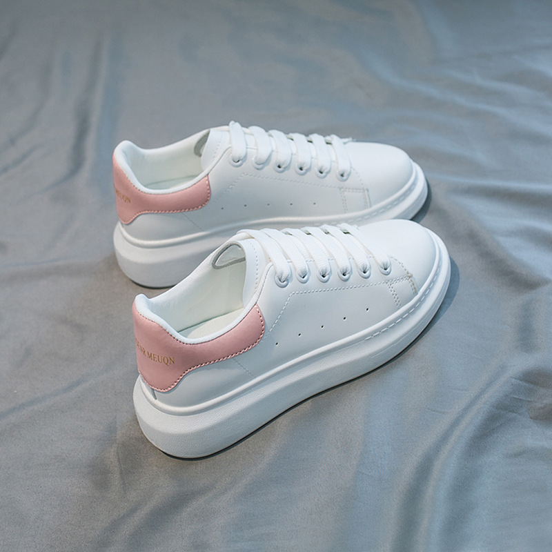 All-match Microfiber Breathable Platform Height Increasing Women Shoes - Image 4