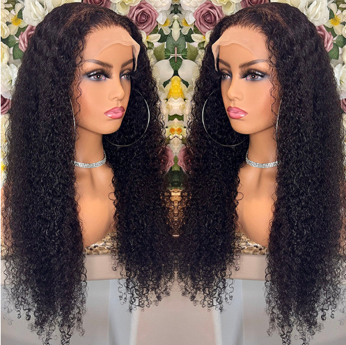 Brazilian Kinky Curly Lace Front Human Hair Wigs - Image 2